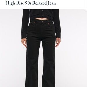 90s relaxed curve love Abercrombie jeans 28L